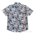 Heren casual katoenen shirts vakantiekleding